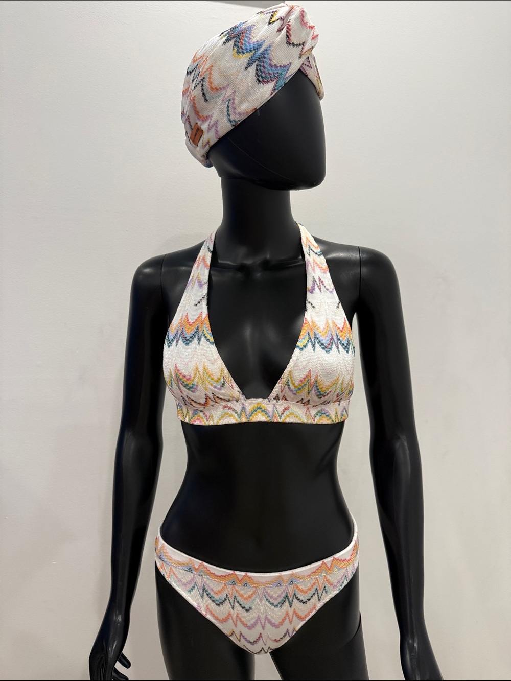 Missoni Mare Zig Zag Knit Bikini Set Size IT 40 / US S NWT